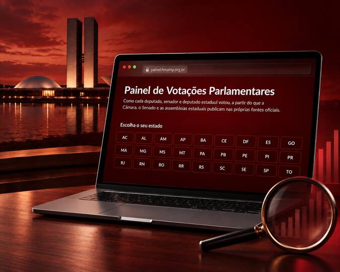 FENAMP e ANSEMP lançam Painel de Votações Parlamentares para acompanhar atuação de deputados e senadores
